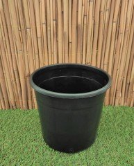 Yuvarlak Siyah Üretim Saksı 3 Adet 5 LT Üretim Saksısı