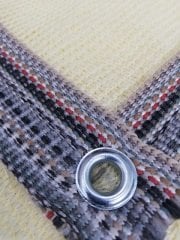 Gölgelik File 5x5 Metre % 95\' lik Dikişli Krem Bahçe Örtüsü Bahçe Filesi