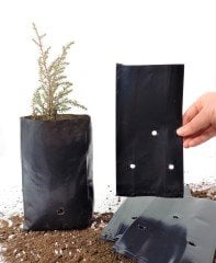 Fide Poşeti 11x22 CM 100 ADET  Fide Torbası Fidan Poşeti