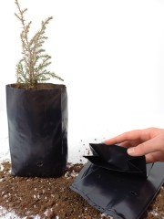 Fide Poşeti 11x22 CM 200 ADET  Fide Torbası Fidan Poşeti