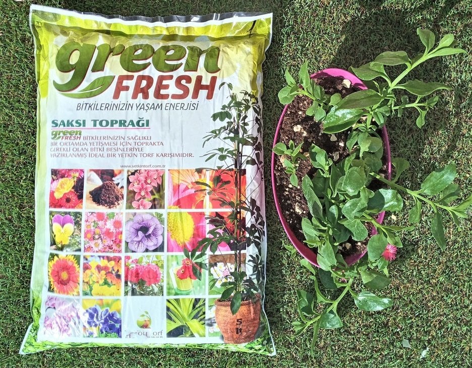 Yerli Torf 5 LT Çiçek Toprağı Perlit Karışımlı Torf
