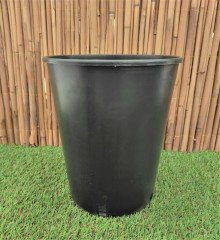 Yuvarlak Siyah Üretim Saksı 3 Adet 6,4 LT Üretim Saksısı