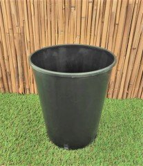 Yuvarlak Siyah Üretim Saksı 3 Adet 6,4 LT Üretim Saksısı