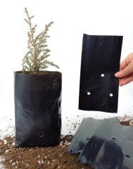 Fide Poşeti 11x22 CM 1 KG  Fide Torbası Fidan Poşeti