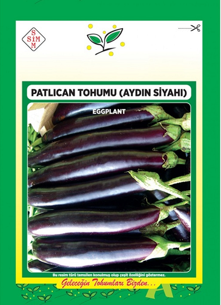 Patlıcan Tohumu 1 Paket (2000 Adet Tohum) Sebze Tohumu