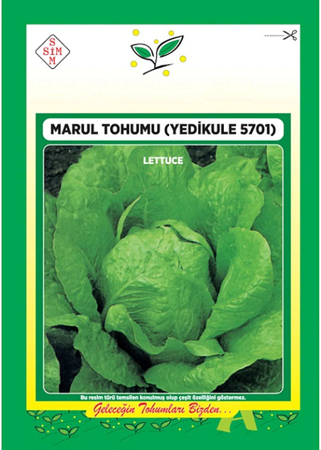 Marul Tohumu Yedikule 1 Paket (3000 Adet) Tohum Sebze Tohumu