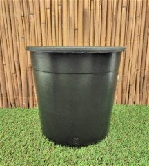 Yuvarlak Siyah Üretim Saksı 8 LT Üretim Saksısı ADET SEÇİN