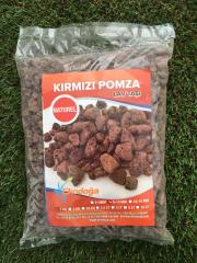 Kırmızı Pomza 3 KG 5-10 MM Lav Taşı  Cüruf Akvaryum Taşı