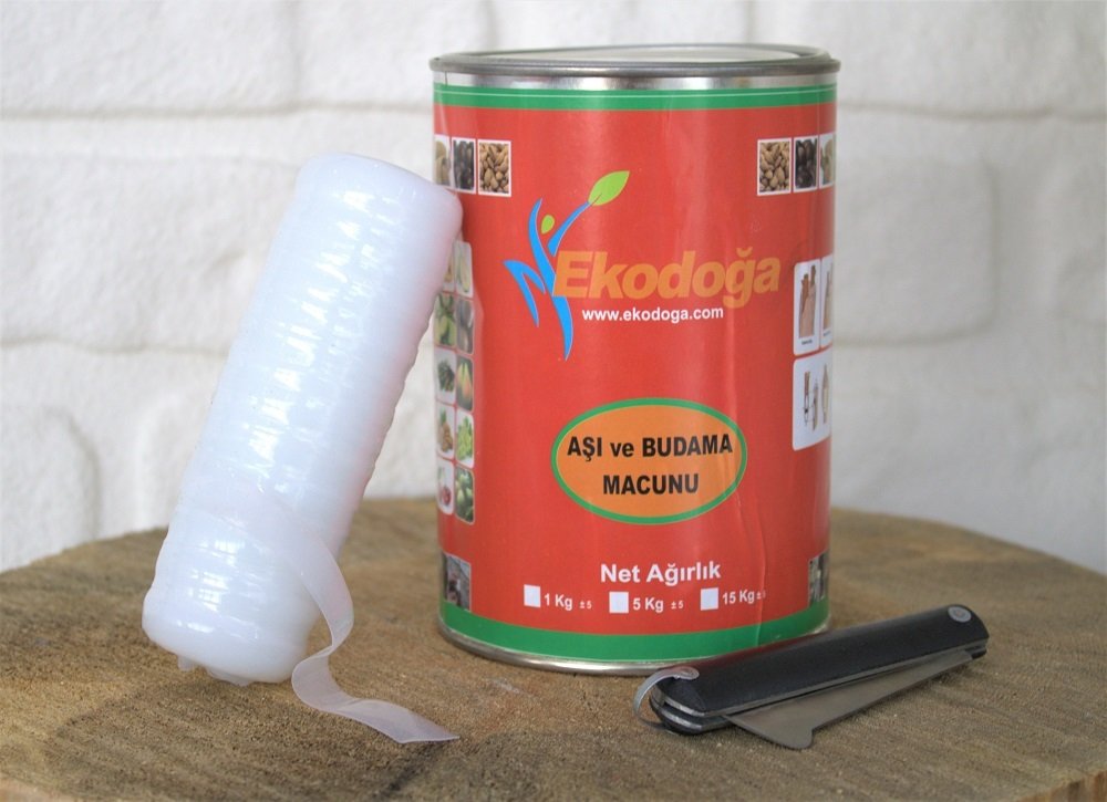 3\'lü Set 1 KG Aşı Macunu+ Aşı Bıçağı+Aşı Bandı