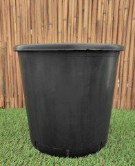 Yuvarlak Siyah Üretim Saksı 20 Adet 9,5 LT Üretim Saksısı