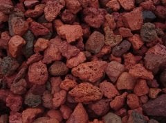 Kırmızı Pomza 5 KG 10-15 MM Lav Taşı  Cüruf Akvaryum Taşı