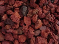 Kırmızı Pomza 20 KG 10-15 MM Lav Taşı  Cüruf Akvaryum Taşı