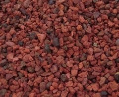 Kırmızı Pomza 25 KG 10-15 MM Lav Taşı  Cüruf Akvaryum Taşı