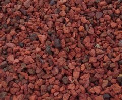 Kırmızı Pomza 25 KG 10-15 MM Lav Taşı  Cüruf Akvaryum Taşı