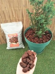Kırmızı Pomza 5 KG 10-20 MM Lav Taşı  Cüruf Akvaryum Taşı