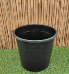 Yuvarlak Siyah Üretim Saksı 15 Adet 12 LT Üretim Saksısı