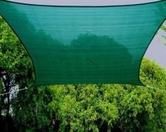 Gölgelik File 6x15 Metre % 95\' lik Dikişli Yeşil Bahçe Örtüsü Bahçe Filesi