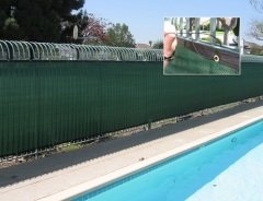 Gölgelik File 6x15 Metre % 95\' lik Dikişli Yeşil Bahçe Örtüsü Bahçe Filesi