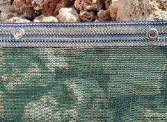 Gölgelik File 3x15 Metre % 75\' lik Dikişli Yeşil Bahçe Örtüsü Bahçe Filesi