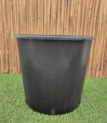 Yuvarlak Siyah Üretim Saksı 5 Adet 18,5 LT Üretim Saksısı