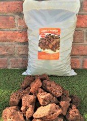 Kırmızı Pomza 3 KG 5-8 CM Lav Taşı  Cüruf Akvaryum Taşı