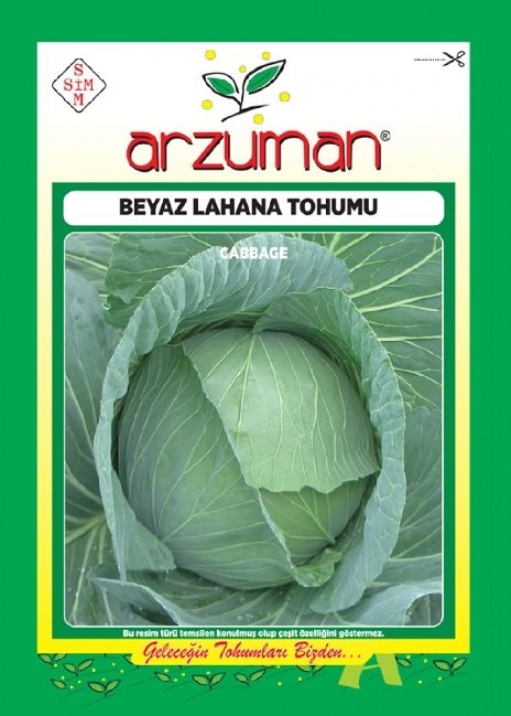 Beyaz Lahana Tohumu 1 Paket (3000 Adet) Tohum Sebze Tohumu