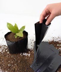 Fide Poşeti 9x15 CM 1 KG Fide Torbası Fidan Poşeti