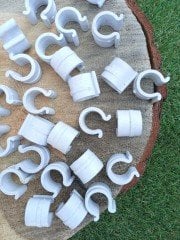 Sera Klipsi 21 'lik 10 Adet  Sera Naylonu Tutturucu Çakma Mandal Klips