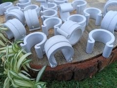 Sera Klipsi 27 'lik 10 Adet  Sera Naylonu Tutturucu Çakma Mandal Klips