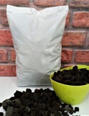 Siyah Pomza 20 KG 1-3 CM Lav Taşı  Cüruf Akvaryum Taşı
