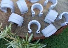 Sera Klipsi 27 'lik 20 Adet  Sera Naylonu Tutturucu Çakma Mandal Klips