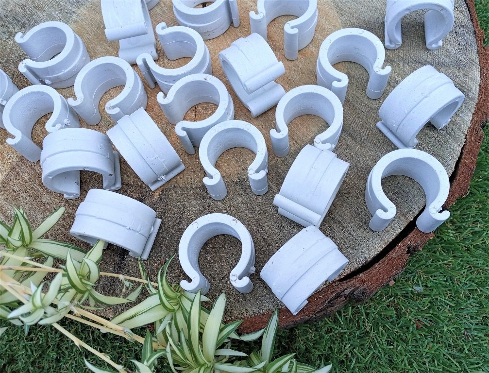 Sera Klipsi 27 'lik 100 Adet  Sera Naylonu Tutturucu Çakma Mandal Klips