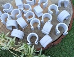 Sera Klipsi 27 'lik 100 Adet  Sera Naylonu Tutturucu Çakma Mandal Klips