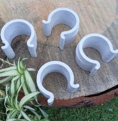 Sera Klipsi 32 'lik 20 Adet  Sera Naylonu Tutturucu Çakma Mandal Klips