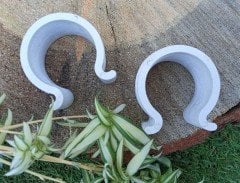 Sera Klipsi 42 'lik 50 Adet  Sera Naylonu Tutturucu Çakma Mandal Klips