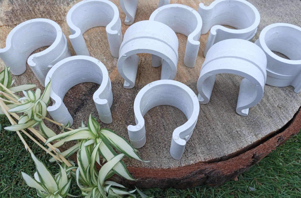 Sera Klipsi 42 'lik 50 Adet  Sera Naylonu Tutturucu Çakma Mandal Klips