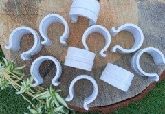 Sera Klipsi 42 'lik 50 Adet  Sera Naylonu Tutturucu Çakma Mandal Klips