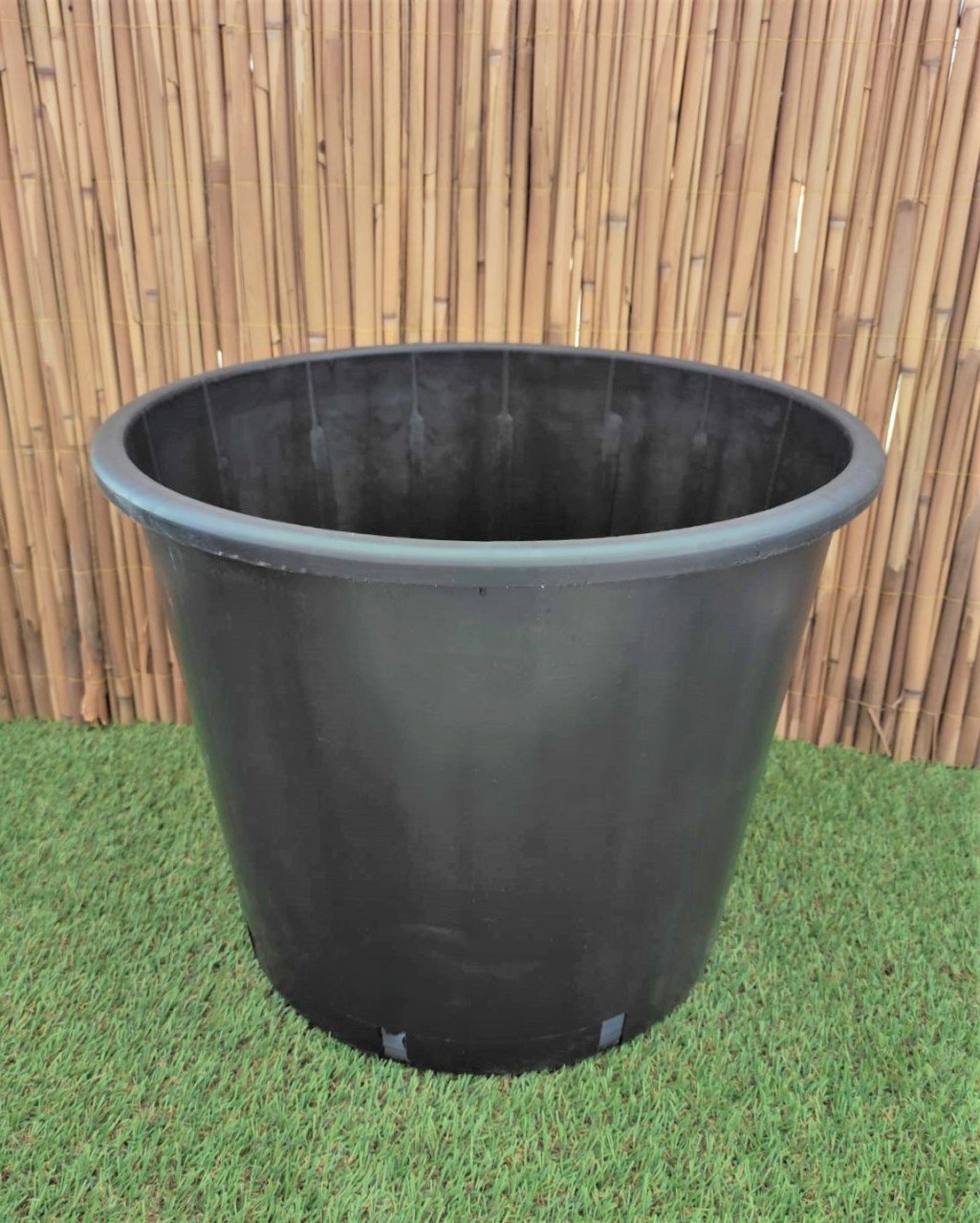 Yuvarlak Siyah Üretim Saksı 2 Adet 45 LT Üretim Saksısı