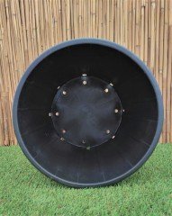 Yuvarlak Siyah Üretim Saksı 3 Adet 45 LT Üretim Saksısı