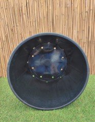 Yuvarlak Siyah Üretim Saksı 1 Adet 50 LT Üretim Saksısı