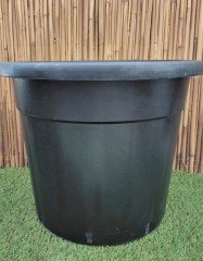 Yuvarlak Siyah Üretim Saksı 2 Adet 55 LT Üretim Saksısı