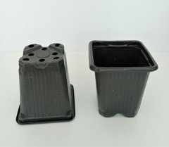 50 Adet Kare Vakum Saksı 8x8x9 CM Ucuz Saksı Üretim Saksısı