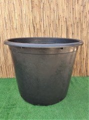 Yuvarlak Siyah Üretim Saksı 1 Adet 155 LT Üretim Saksısı