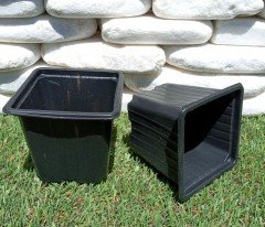 20 Adet Kare Vakum Saksı 9x9x8 CM Ucuz Saksı Üretim Saksısı