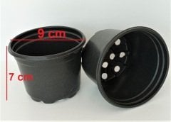 100 Adet Vakum Saksı 9X7 CM Ucuz Saksı Üretim Saksısı