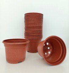 50 Adet Vakum Saksı 10,5X8 CM Ucuz Saksı Üretim Saksısı