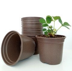 25 Adet Vakum Saksı 13X10 CM Ucuz Saksı Üretim Saksısı