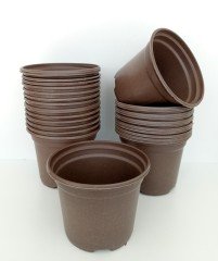 20 Adet Vakum Saksı 13X10 CM Ucuz Saksı Üretim Saksısı