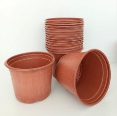 15 Adet Vakum Saksı 14X11 CM Ucuz Saksı Üretim Saksısı