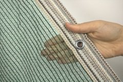 Gölgelik File 6x15 Metre % 35\' lik Dikişli Yeşil Bahçe Örtüsü Bahçe Filesi